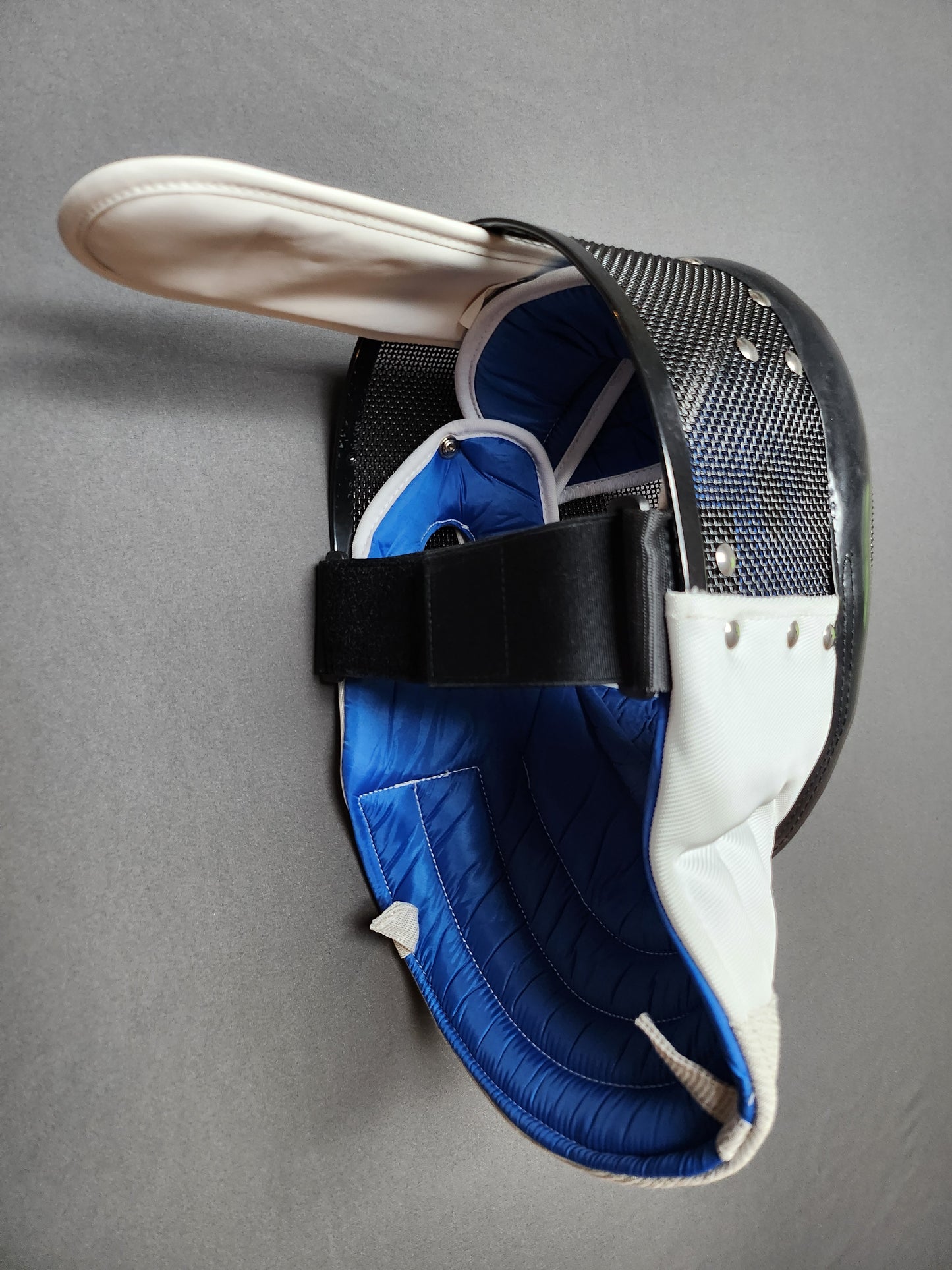 Stainless steel conductive bib with clip on tabs