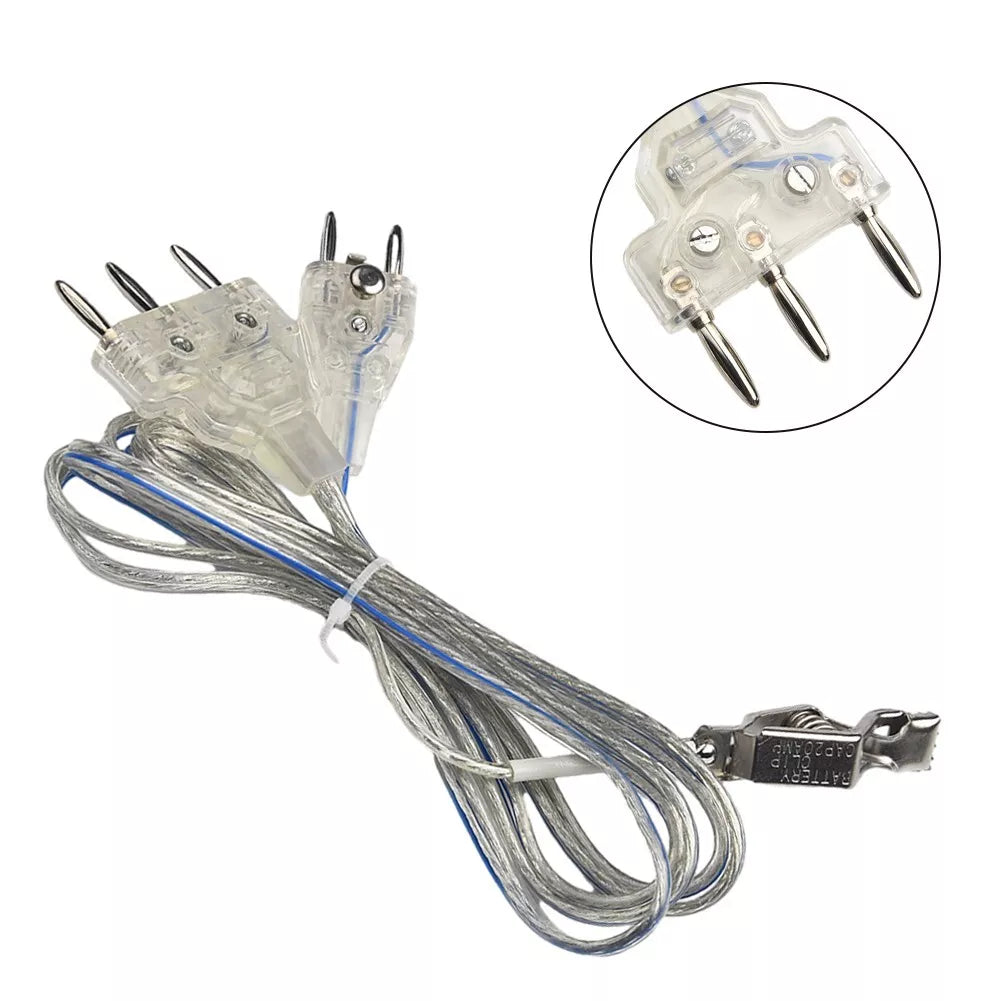 Stainless Steel Transparent 2-pin Body Cord for Olympic Fencing