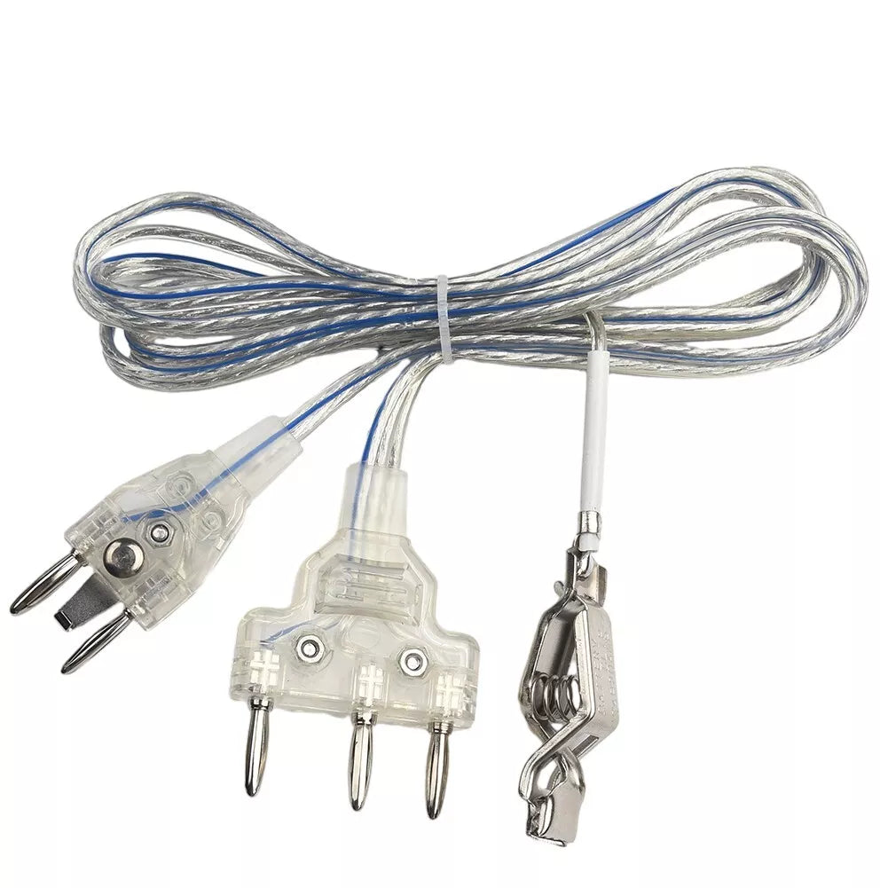 Stainless Steel Transparent 2-pin Body Cord for Olympic Fencing