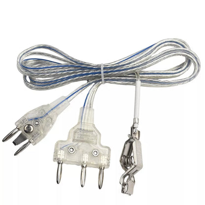 Stainless Steel Transparent 2-pin Body Cord for Olympic Fencing