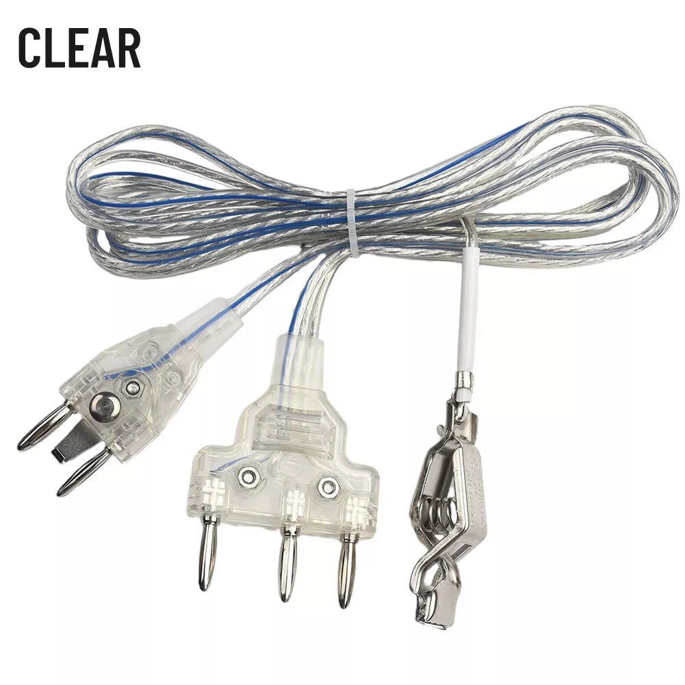 Stainless Steel Transparent 2-pin Body Cord for Olympic Fencing